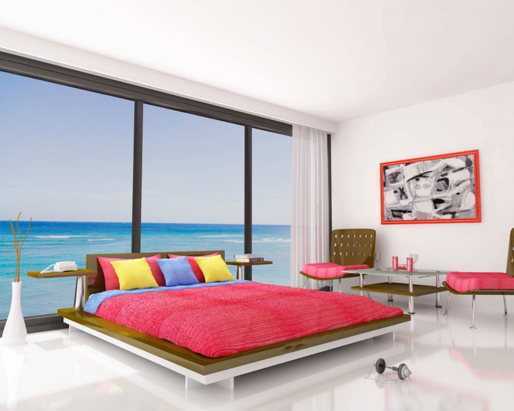 design dormitor de vis