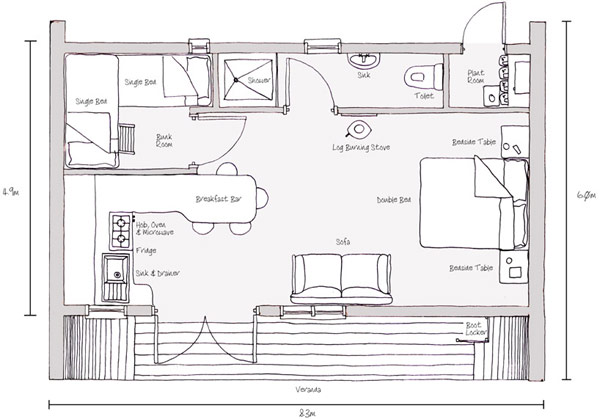 schita casa eco