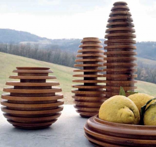 vaze decorative din lemn