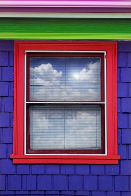 fereastra colorata de exterior