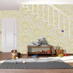 Modele de tapet pentru living, discret